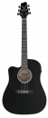 Stagg SW 203 CUTU LH BK - gitara elektro-akustyczna, leworęczna