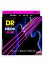 DR NPB 45-105 NEON PINK BASS - Struny do gitary basowej