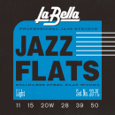 La Bella Jazz Flats Light 11-50 20PL - Struny do gitary elektrycznej