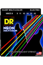 DR NMCE 9-42 NEON MULTI-COLOR - Struny powlekane do gitary elektrycznej