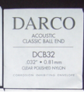 DARCO DCB32 Struna Pojedyncza 0,81 Clear Polished Nylon