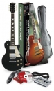 Stagg L 320 BK Pack 2 - gitara elektryczna z wyposażeniem