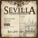 Cleartone struny do gitary klasycznej Sevilla High Tension Ball End