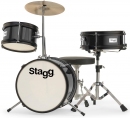 Stagg TIM-J 3/12 BK - akustyczny zestaw perkusyjny