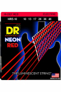 DR NRE 10-46 NEON RED - Struny do gitary elektrycznej