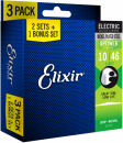 Elixir struny do gitary elektrycznej OPTIWEB 10-46 3-pack