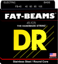 DR struny do gitary basowej FAT-BEAM stalowe 45-105