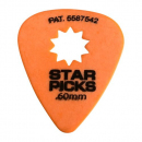 Cleartone kostka do gitary STAR PICKS 0.60 pomarańczowa
