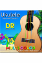 DR UMCSC UKULELE MULTI-COLOR - Kolorowe struny do ukulele