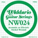 D'Addario NW024 - struna pojedyncza 0.24