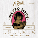 La Bella Uke-Pro Concert/Tenor 100 - Struny do ukulele