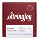 Stringjoy NB1125 struny do gitary akustycznej 12-strunowej NATURALS Phosphor Bronze 11-52