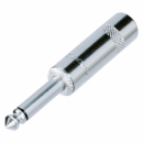 HICON NYS201 - Prosty metalowy wtyk jack 6,3 mm mono TS