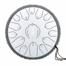 Hluru-Huashu TWL15-14 White - Tongue Drum 15 notes 14
