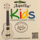 Aquila Kids zestaw 138U - Struny kolorowe do ukulele