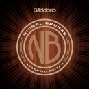D'Addario NB1356 Nickel Bronze 13-56 - struny do gitary akustycznej