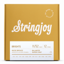 Stringjoy BB1125 Struny do gitary akustycznej 12-strunowej BRIGHTS 80/20 Bronze 11-52