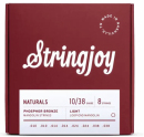 Stringjoy NB1038 NATURALS Phosphor Bronze 10-38 - Struny do mandoliny