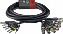 STAGG SML5/8XF8XM MULTICORE kabel wielodrożny 5m
