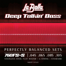 La Bella Deep Talkin' Bass Flats Standard Short Scale 45-105 4-str 760FS-S - Struny do gitary basowej