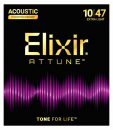 Elixir Attune Phosphor Bronze 10-47 Extra Light - Struny do gitary akustycznej