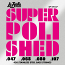 La Bella Super Polished 47-107 4-str SP-47107 - Struny do gitary basowej