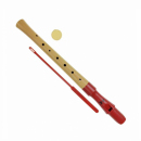 Kera Audio QM8A-28G-Red - Flet prosty drewniany sopranowy