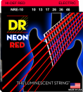 DR struny do gitary elektrycznej NEON RED 10-46