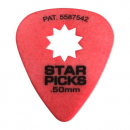 Cleartone kostka do gitary STAR PICKS 0.50 czerwona
