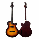 Kazuki SA-40-SB - Gitara elektryczna hybrydowa 2 w 1