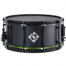 DIXON ARTISAN BLACK NEON GREEN SNARE 14