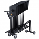 HERCULES BS 200 BC PLUS - Zestaw 12 profejsonalnych pulpitów do nut oraz wózka