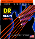 DR struny do gitary elektrycznej NEON ORANGE 10-46