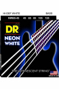 DR NWB 45-125 NEON WHITE BASS - Struny do gitary basowej