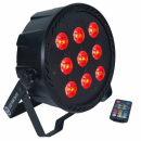 LIGHT4ME LED PAR 9X10W MKII RGBW pilot IR - reflektor LED