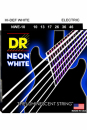DR NWE 10-46 NEON WHITE - Struny do gitary elektrycznej