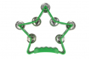 KUGO KGTG14 GR tamburyn ręczny zielona gwiazda