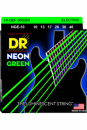 DR NGE 10-46 NEON GREEN - Struny powlekane do gitary elektrycznej