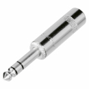 HICON NYS202 - Prosty metalowy wtyk jack 6,3 mm stereo TRS