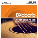 D'Addario EJ41 9-45 - struny do gitary akustycznej 12-str