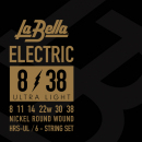 La Bella Electric Ultra Light 8-38 HRS-UL - Struny do gitary elektrycznej