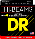 DR struny do gitary basowej HI-BEAM stalowe 30-125 6-str