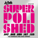 La Bella Super Polished 47-125 5-str SP-47125 - Struny do gitary basowej