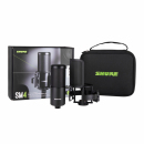 Shure SM4-K-KIT - SM4 MIC, BLACK, W/ SHOCK MOUNT, CASE