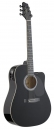 Stagg SW-203 CETU BK - gitara elektro-akustyczna