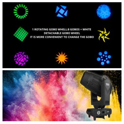 LIGHT4ME VENOM PROFILE CMY 550 - Głowica profilowa LED spot beam wash