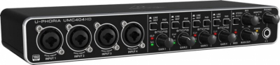 Behringer UMC404HD - interfejs audio z preampem MIDAS 4x4