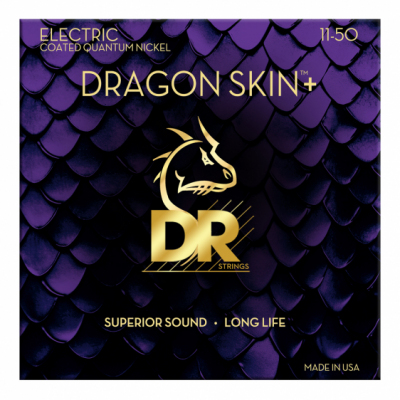 DR DEQ 11-50 DRAGON SKIN+ - STRUNY DO GITARY ELEKTRYCZNEJ