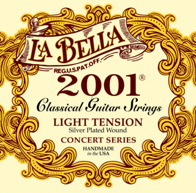 Struny do gitary klasycznej La Bella 2001 Classical Light Tension