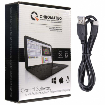 CHROMATEQ CLUB 1024 - Sterownik DMX + oprogramowanie